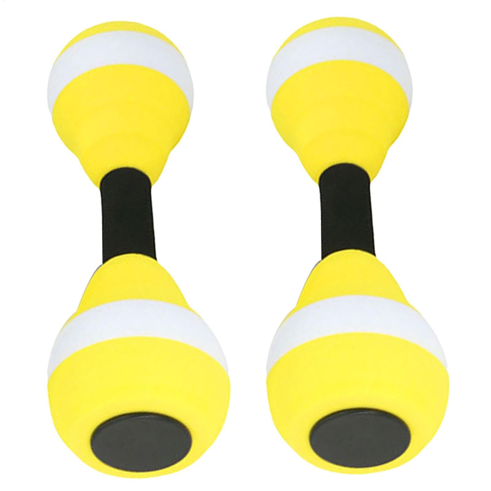 2PC Water Dumbbells Set - Water Aerobics Dumbbells | EVA Aquatic Exercise Dumbbells | Soft Padded Aquatic Dumbells | High-Density Water Dumbbells for Water Aerobics, Aqua Yoga Exercises, Water