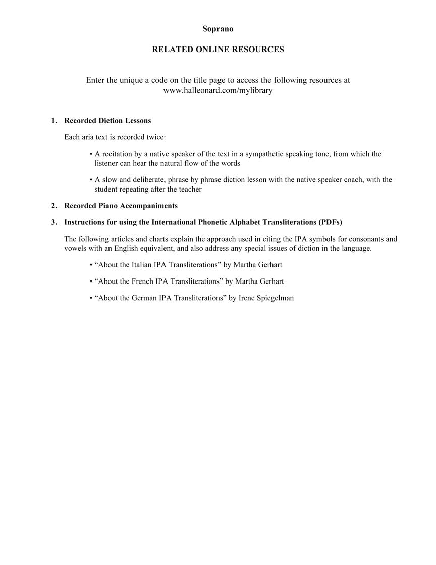 Selected Opera Arias - Soprano Edition (Book/Online Audio) - Image 4