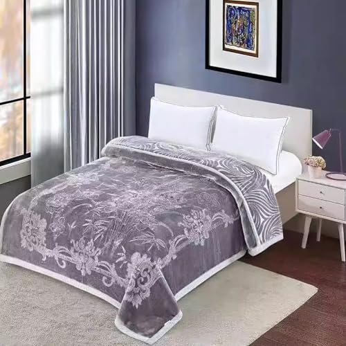 TY&WJ ȓ~pt[X uPbg5kg̏d}CNt@Co[ ѕzNC[TCY 79"X91"_炩ȃVL[ |ѕz2d\ o[Vu~ _炩 G 􂦂,N,200x230cm(79x91")