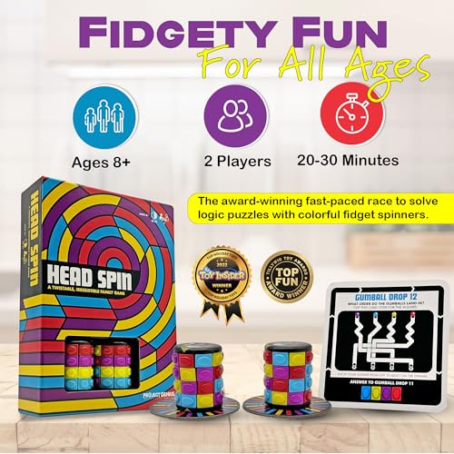Project Genius Head Spin Juego de Mesa para Familias miniatura 2