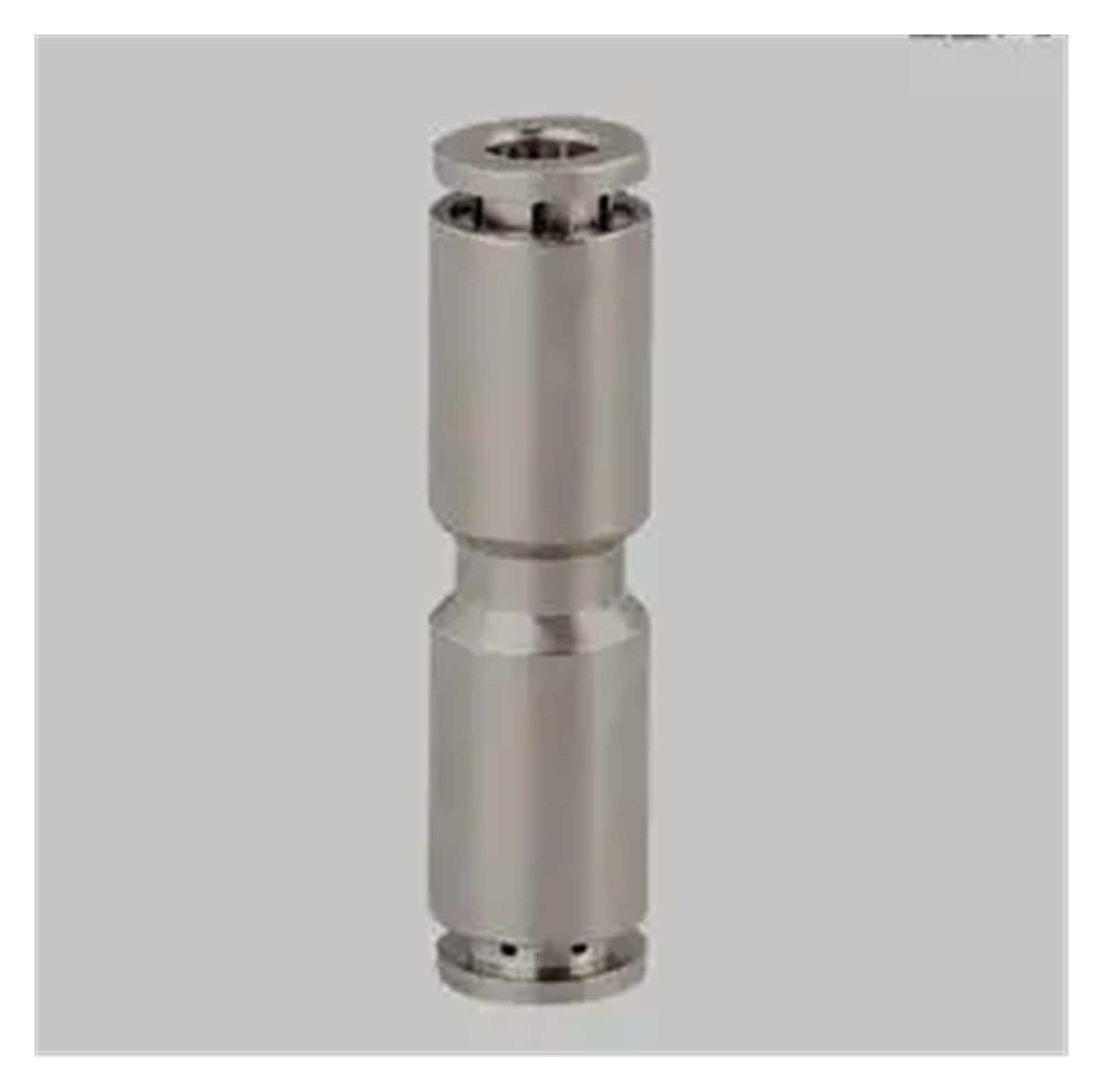 VXAXPOHZA Pneumatic Connectors 6.35mm 1/4" Nickel Plated Brass Push In Quick Connector Release Air Fitting Plumbing VXAXPOHZA