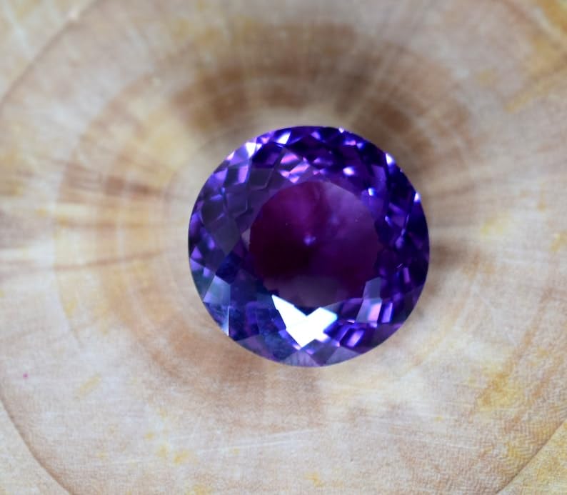 Alexandrite naturelle ronde 17mm pour création de bijoux DIY - 4