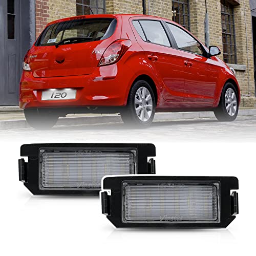 njssjd LED-Kennzeichenleuchte, kompatibel mit H.yundai i20 2008–2014, Kia Soul