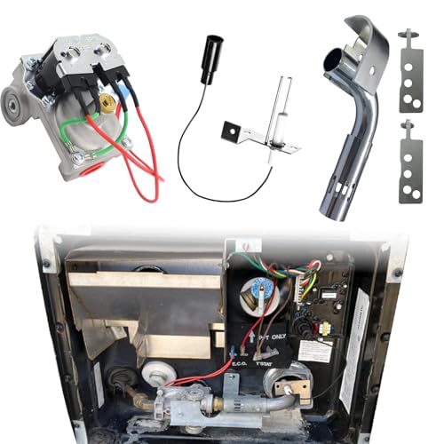 AutoAlly RV Water Heater Replacement Parts Kit for Atwood: 93844 Solenoid Gas, 91638 Burner Tube Valve, 93868 Igniter - Compatible with 6/10 Gallon Tanks, GC10A-4E, G6A-8E/G6A-6E/G6A-4E, G10-3E