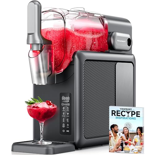 Slushie Machine for Home, Frozen Drink Maker with Timer & Auto-Fresh Keep, Perfect for Margaritas,...