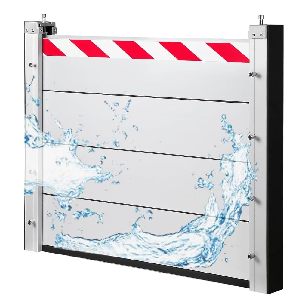 Barrières modulaires aluminium 163x20cm pour stopper les inondations de sous-sol