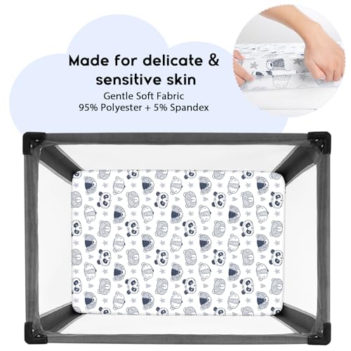 Drap extensible pour parc Yoofoss doux et respirant