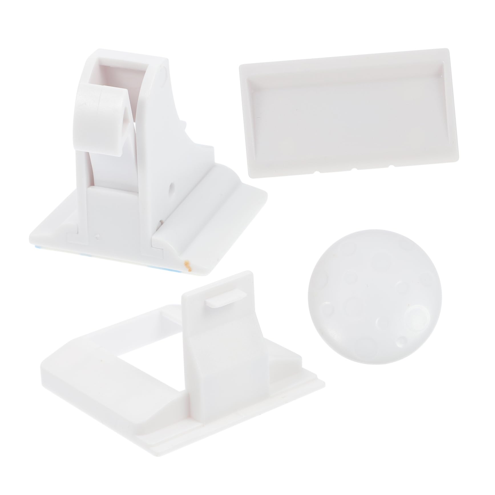 Chiusura di Sicurezza Magnetica per Cassetti e Armadi 10 Pezzi Bianco