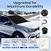 Purehorizon Snow Cover for car Windshield,[Heavy Winter Protection] Anti Snow, Ice, Frost and Water, [Military-Grade Protection] Universal Fit for All Cars, SUVs, and Trucks-Large