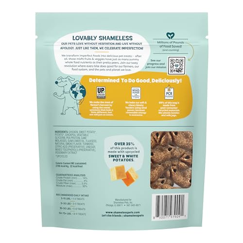 Image of Shameless Pets Soft & Chewy Dog Treats, Cheeky Chicken Meaty Tenders, 1.5lb - Real Chicken is 1st Ingredient - Grain Free, No Corn or Soy - Digestive Support - for Small, Medium & Large Dogs