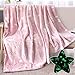 iEvery Kuscheldecke für Mädchen, Kinder Einhorn Decke Leuchtet im Dunkeln, Flauschige Decke Rosa Glow in The Dark für Bett Couch Sofa, Weiche Flanelldecken und Überwürfe, 150x130 cm