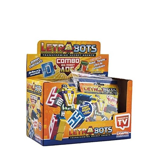 Sbabam LetraBots Big Robot ADE 419308. Figura. Display de 9 Unidades.