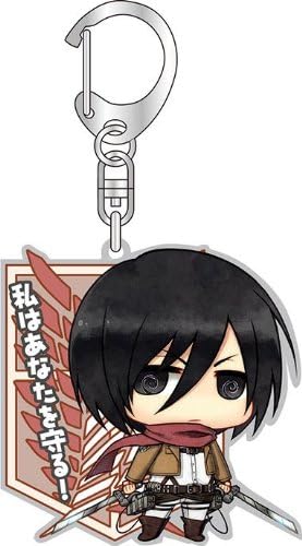 Amazon 進撃の巨人 キーホルダー ちみミカサ アニメ 萌えグッズ 通販