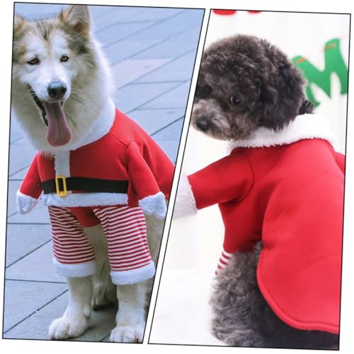 Disfraz navideño para perros Mobestech XL rojo miniatura 3