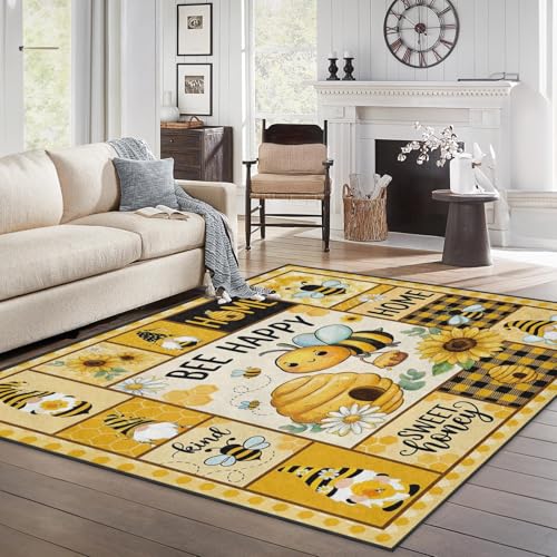 Tapete 5'x7' Lavable con Resistencia a Manchas y Antideslizante miniatura 1