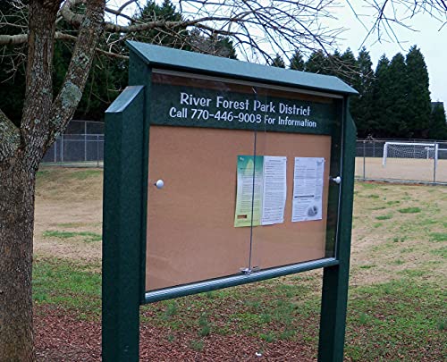 Douglas The Outpost Outdoor Message Display Board - Model 50 (Display Area: 22.5”H x 20.5”W)