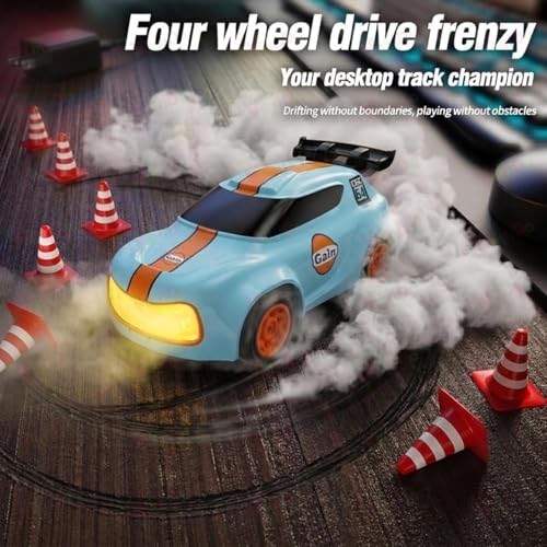 Image of VikriDA Cars Dash Remote Control Car Toy for Kids | 2.4GHz RC Drift Car with Lights, 1:64 Scale, Dual Speed Mode, Proportional Steering, 100m Range | Gift for Boys & Girls