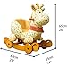 Labebe Baby Wooden Rocking Horse Yellow Giraffe 2-in-1 Toddler Ride-on Toys for 6 months to 3 years Old Kids Creative Birthday Gift