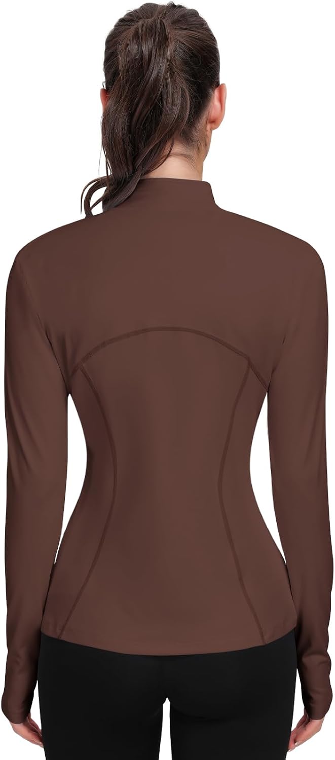 VUTRU Womens Workout Athletic Jackets Zip Up Sport Track Shirts Gym Yoga Sportswear with Pockets - Image 2