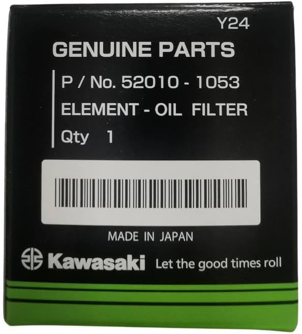 Kawasaki OEM Oil Filter 52010-1053 KFX450R KX450F Eliminator 125 KLX250 140 KLX300 Multi Unit Fit