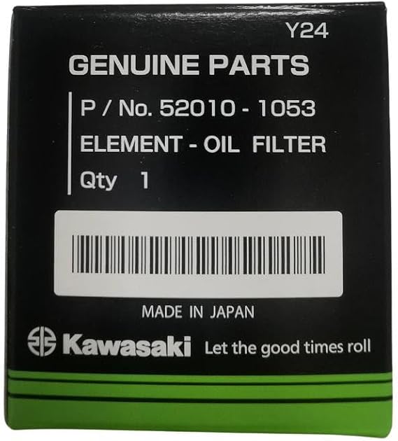 Kawasaki OEM Oil Filter 52010-1053 KFX450R KX450F Eliminator 125 KLX250 140 KLX300 Multi Unit Fit