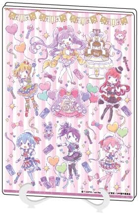 Amazon プリパラ 5周年 01 キャラクターちりばめデザイン グラフアート アクリルアートボード A5サイズ アニメ 萌えグッズ 通販