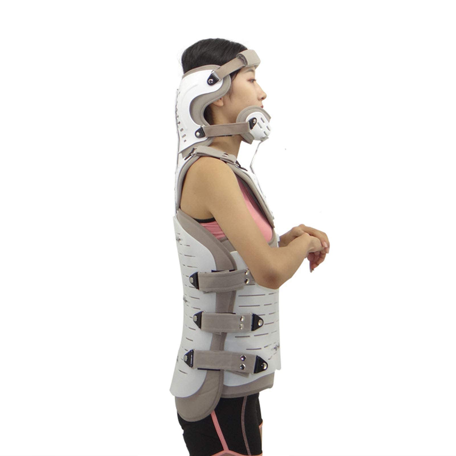 Orthosi Cervical Thoracic Halo Brace, adiacente ortosi Toracica cervicale Testa Testa Testa del Torace Fisso Braccia Fisso Dispositivo di trazione Toracica cervicale per Uomini e Donne