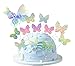 GZGXKJ 11 PCS Decorazione Torta Farfalla Torta Glitter Topper Cupcakes Decorative per Feste di Compleanno, Baby Shower, Matrimoni, Anniversario di Matrimonio