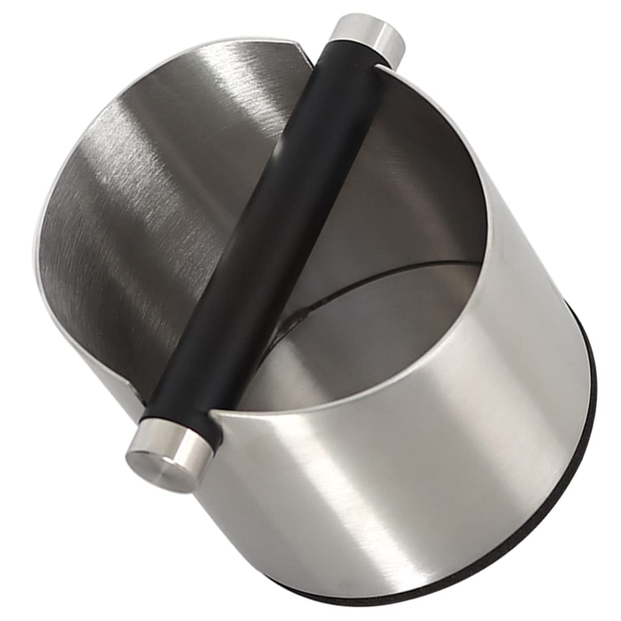 Secchiello per Fondi Caffè in Acciaio Inox Argento Capiente