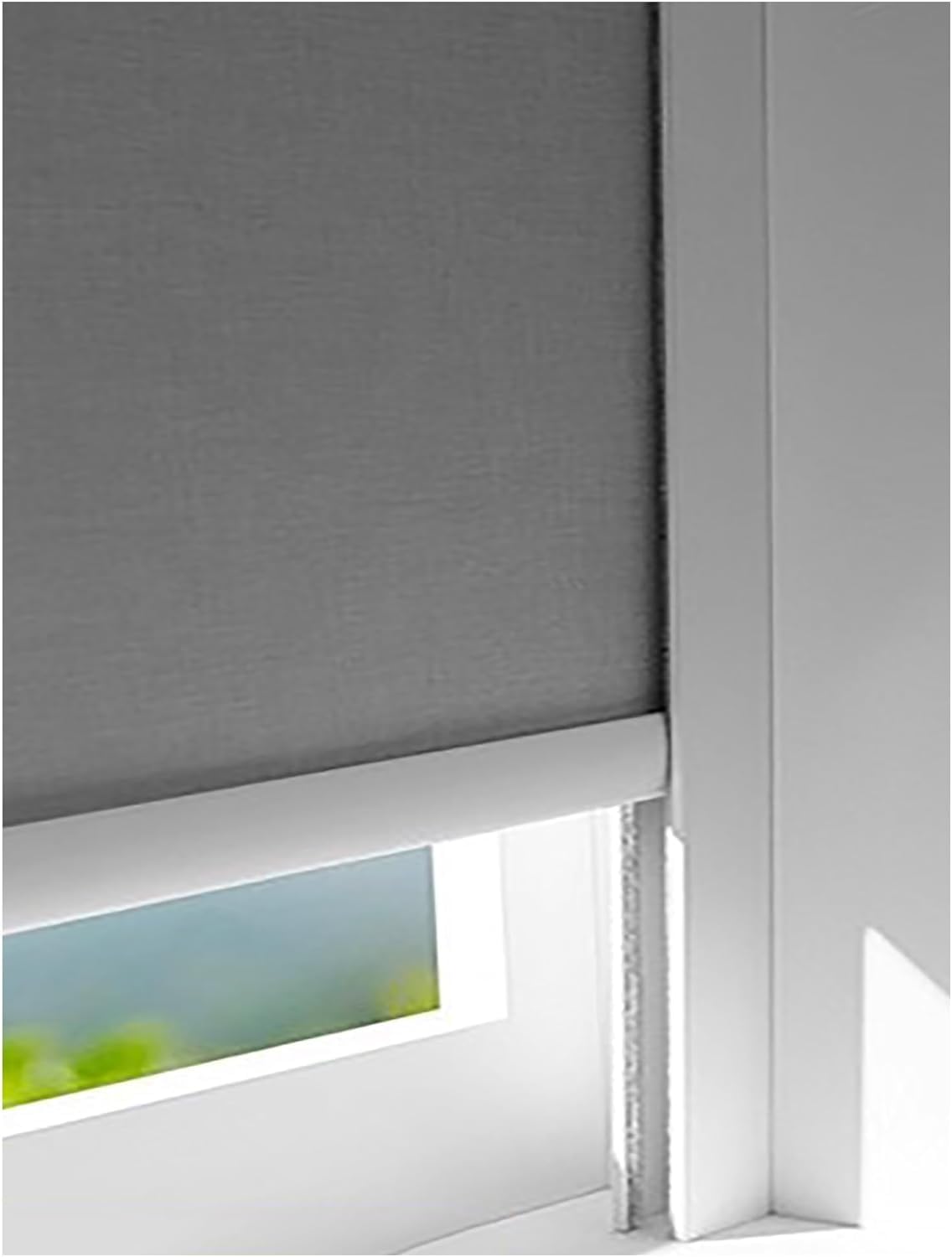 JvFbjLF U-shaped Aluminium Sunshade Strip, Suitable For Roller Blinds, Venetian Blinds 1pc(Color3,70cm/27.5'')