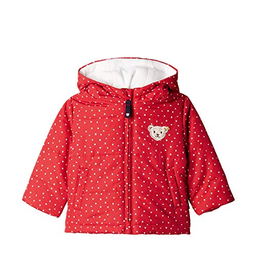 Steiff Jacket Chaqueta, Rojo (Tango Red 4008), 62 para Bebés