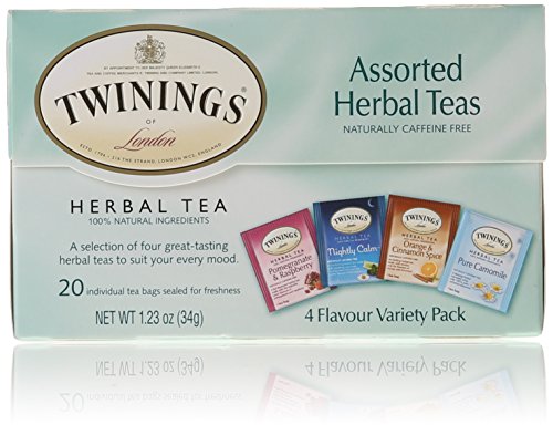 TWININGS Assorted Tea, Herbal, 20 Count