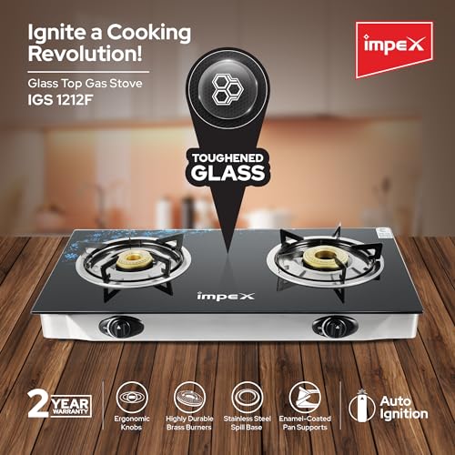 موقد غاز بروباين بشعلتين IGS 1212F من امبكس