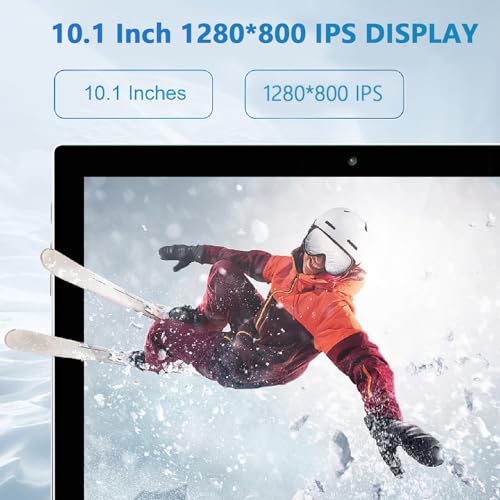 Tablet de 10 polegadas, tablets Android 14, 8 GB de RAM, 64 GB, ROM, 1024 GB, expansão, 2 MP, câmera