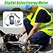 Solar Panel Multimeter | Digital Sunlight Energy Meter | High Accuracy Solar Panel Tester for Research, Agriculture, Aircraft, Outdoors, Industrial, Road, Garden, Backyard
