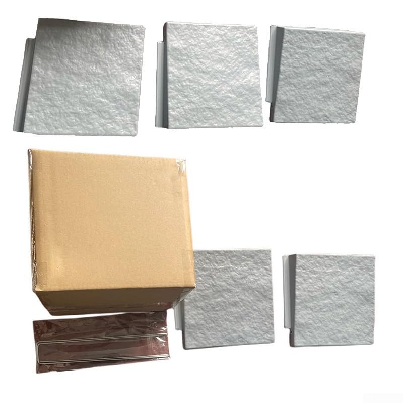 Gespleißter Gartenzaun aus Kunststoff, 5 Stück, grau, für den Außenbereich, Raseneinfassung, dekorative Zaunplatte, einfache Installation