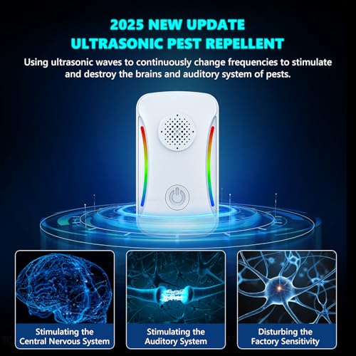 Upgraded 6 Packs Ultrasonic Pest Repeller, Electronic Pest Repellent Plug in Indoor for Insect Roach Rodent Bug Mosquito Mice Spider Ant Mouse Repellent for Home Kitchen Office Warehouse by Croyeer - Image 3