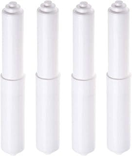4pcs Toilet Paper Holder, Plastic Toilet Tissue Roll Holder Insert in Bathroom Toilet Replacement Roller Spring Loaded