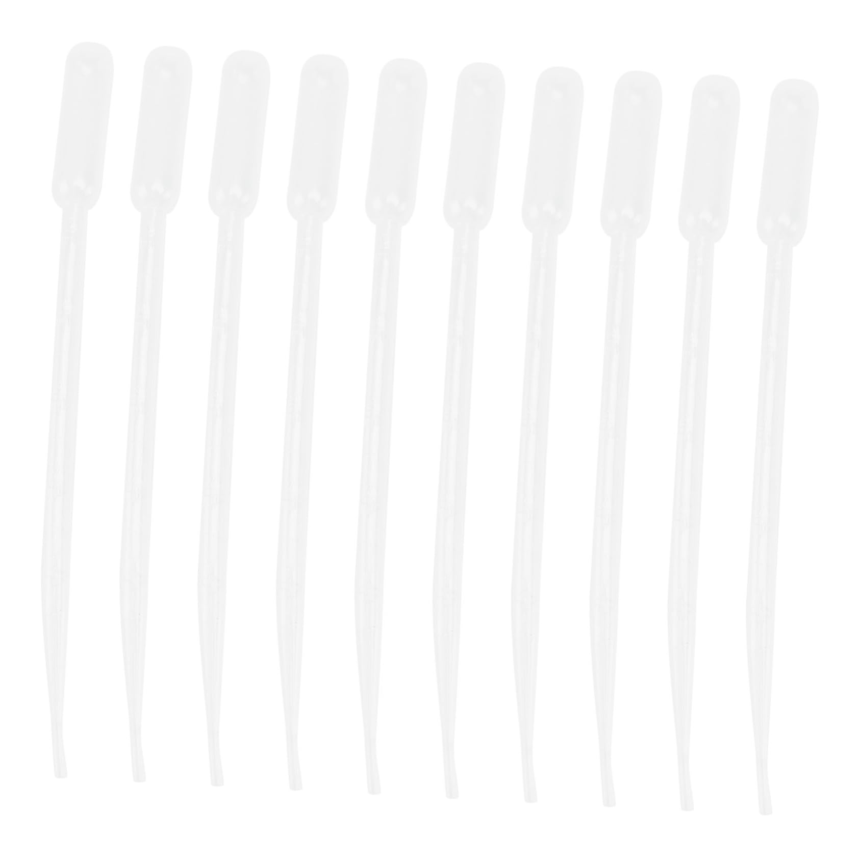 Happyyami Fish Feeder Aquarium Set 10pcs Plastic Tubes Shrimp Liquid Feeders for Pet Supplies