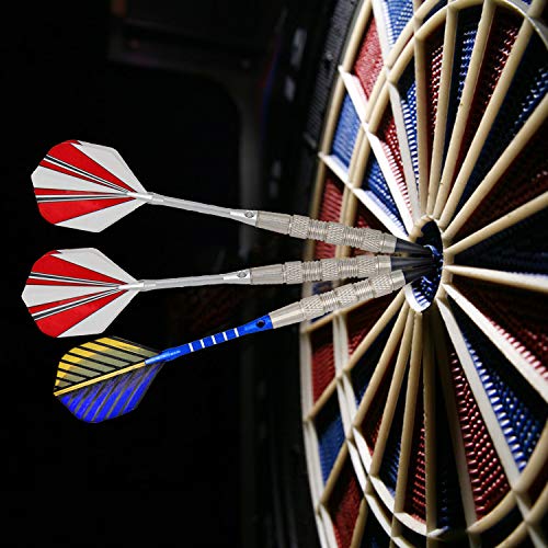 Dart Flight, Andoer Conjunto de 12 unidades de dardos para dardos com 100 unidades de peças sobressa