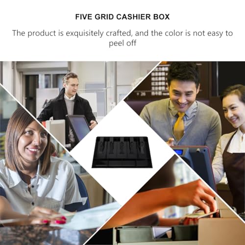 Cash Drawer Tray, 16. 11X9. 82X1. 57 Inch Cash Register Insert- Replacement Cash Tray- Stainless Steel Currency Compartment - Thumbnail 3