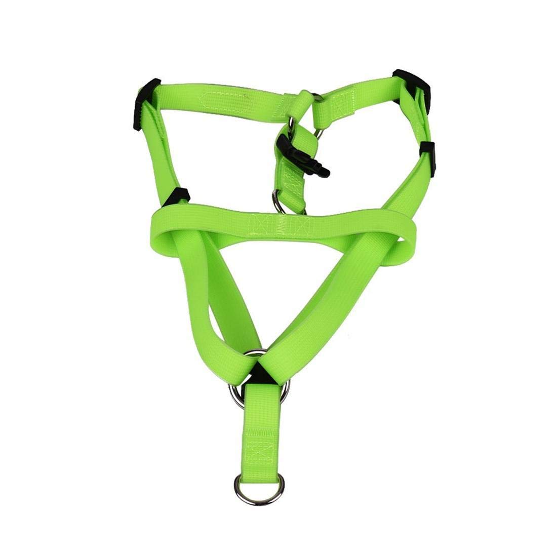 Juego de 2 piezas de arnés y cinturón de silicona para perro, incluye arnés ajustable de 1,2 m, S/M/L, tres tamaños a elegir, apto para todos los perros de cualquier edad (S)