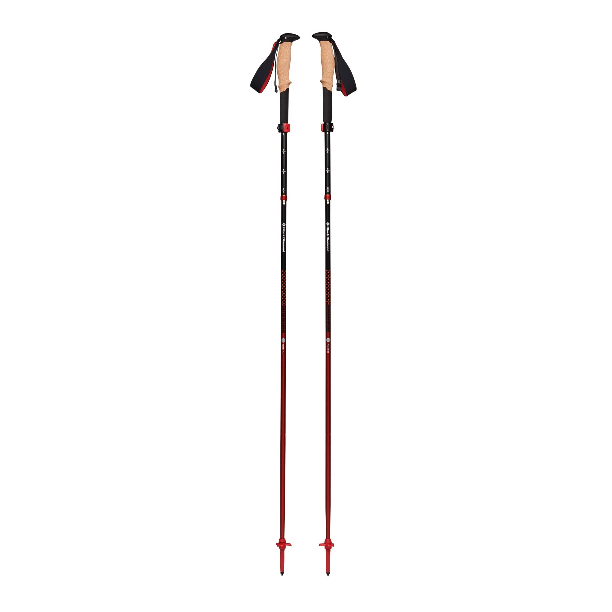 Black Diamond Pursuit Folding Aluminum Trekking-Hiking Poles, Black-Octane, Small/Medium