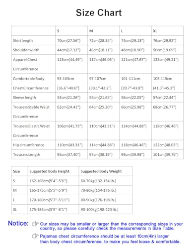 Men's Satin Pajamas Set of Upper Shirt and Long Pants made of Artificial Silk in Elegant Patterns,5+ Colors,丝绸睡衣2