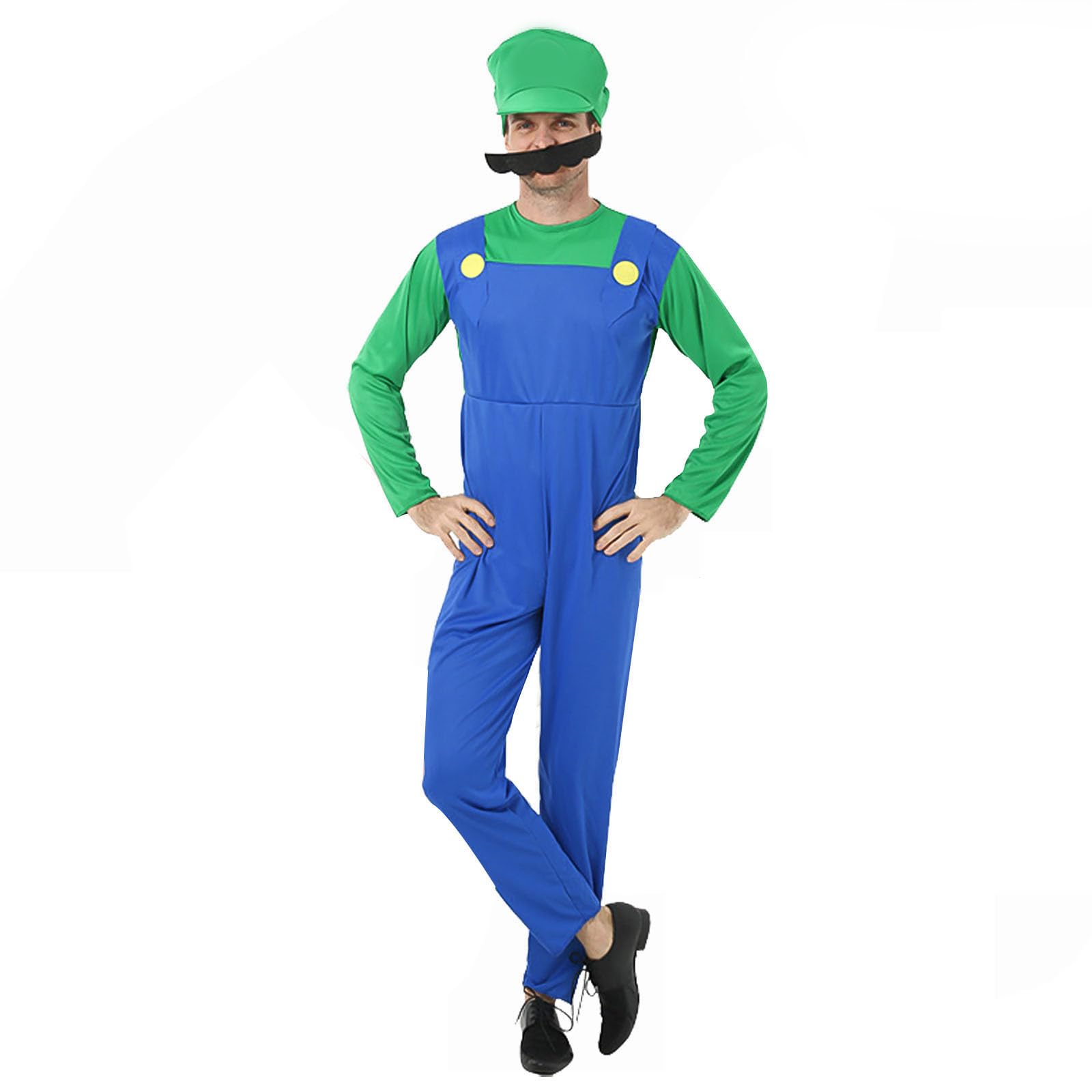 Kitimi Costume Adulto Bambino, Super Costumi Cappelli e Barbe, Decorazione del Costume di Carnevale Halloween Cosplay per Ragazzi, Ragazze e Bambini Adulti