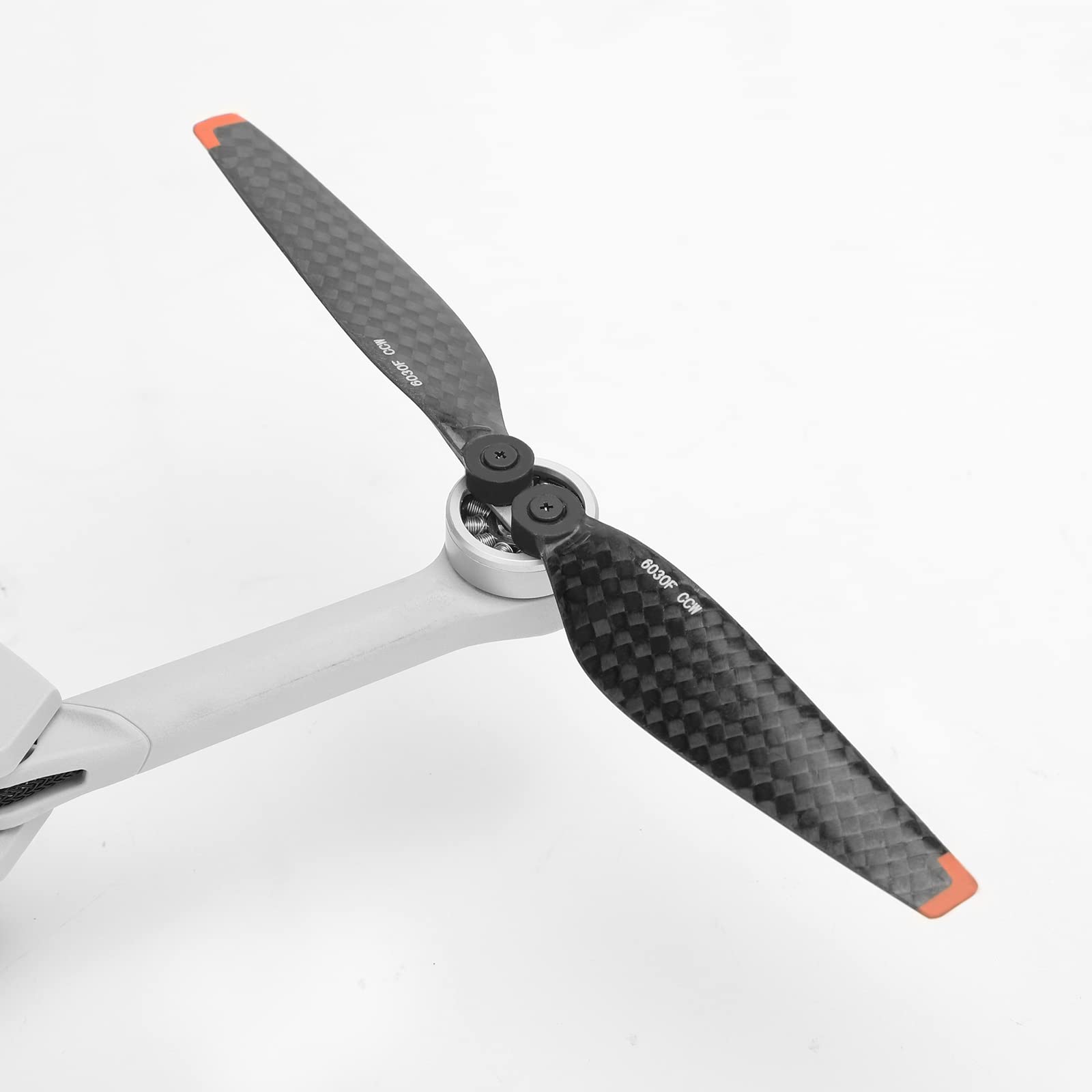 Hélices en fibre de carbone 6030F pour drone DJI Mini 4 Pro/Mini 3 Pro - Lames à faible bruit - Accessoires de rechange, Lot de 2 (8 Pièces)
