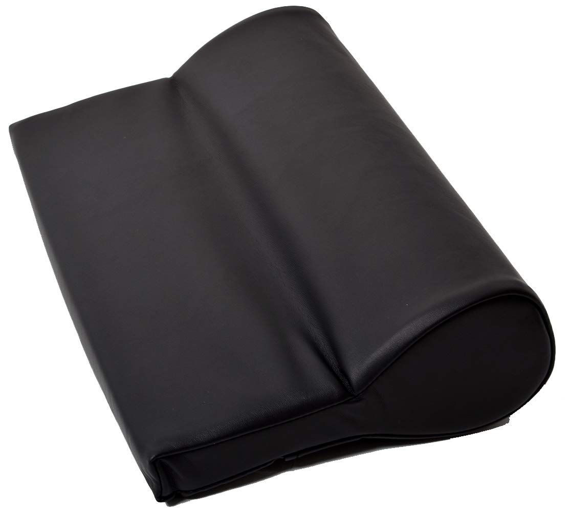 3-teiliges Massage-Set | Premium Knierolle, Halbroille & Nackenkissen | Komfortable Lagerungsrollen für Massageliege & Therapie | Wasserabweisend & Pflegeleicht (Schwarz)