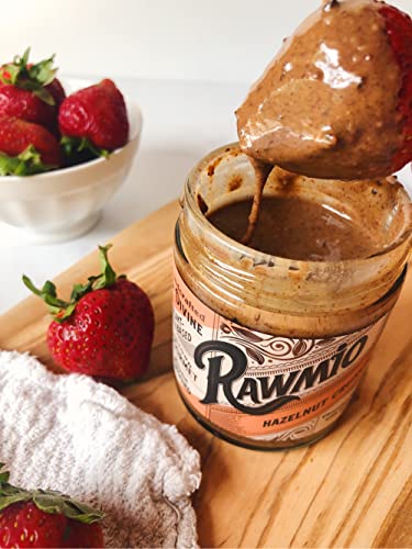 Rawmio Organic Hazelnut Crunch Spread, 6 Oz. Jar, 6 Serving Per Jar - Raw, Organic, Vegan, Gluten-Free #TOP4