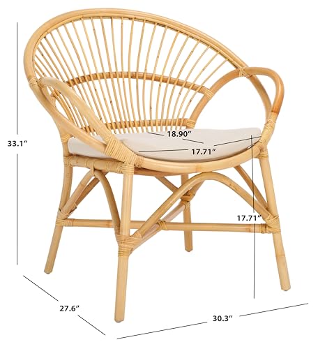 Sillón Rattan Blanco Natural 1 Cuerpo miniatura 3