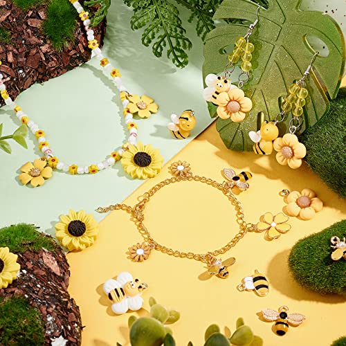 Pendentifs abeille 3D émail pour remplacer vos breloques de bijoux ternies